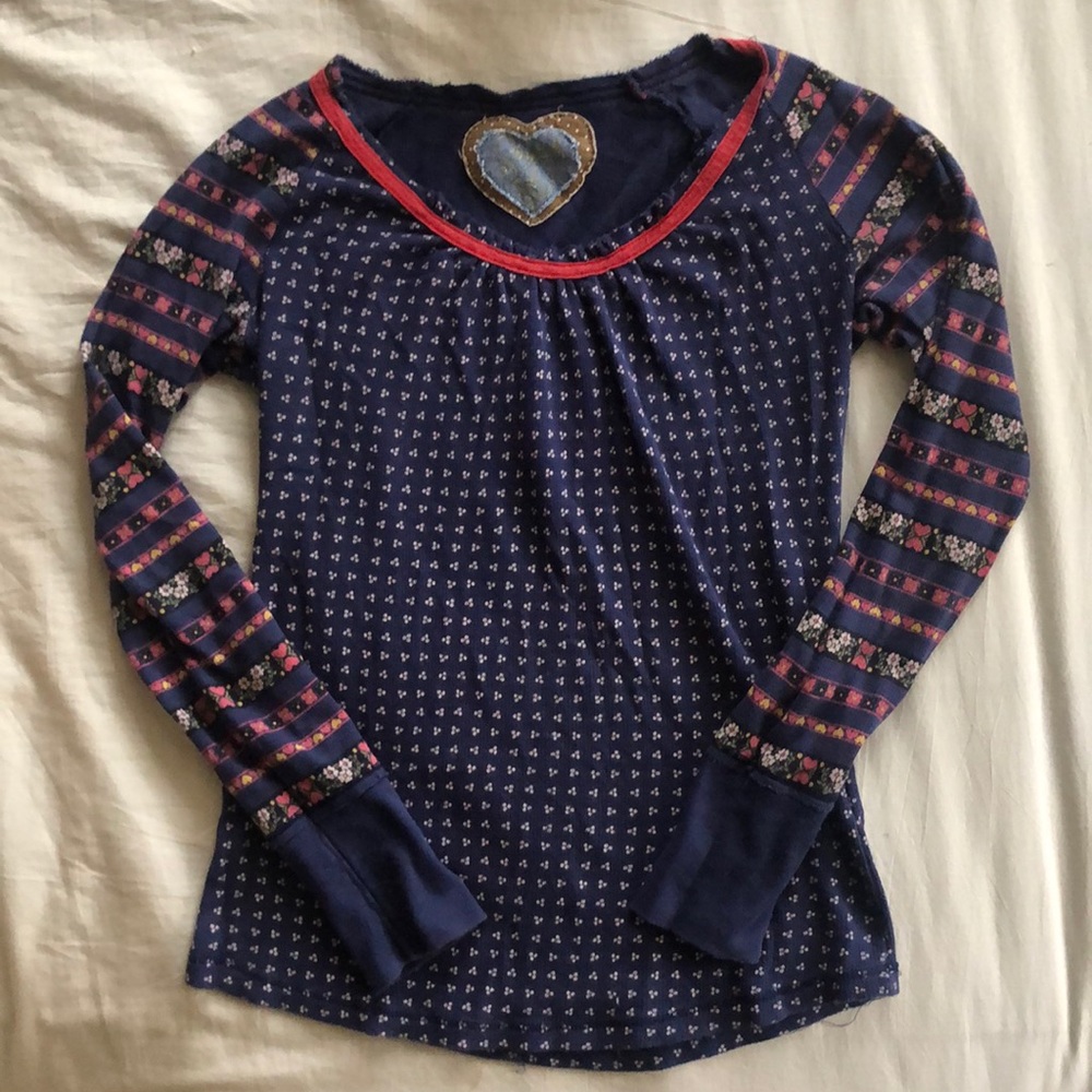 Printed LS Henley